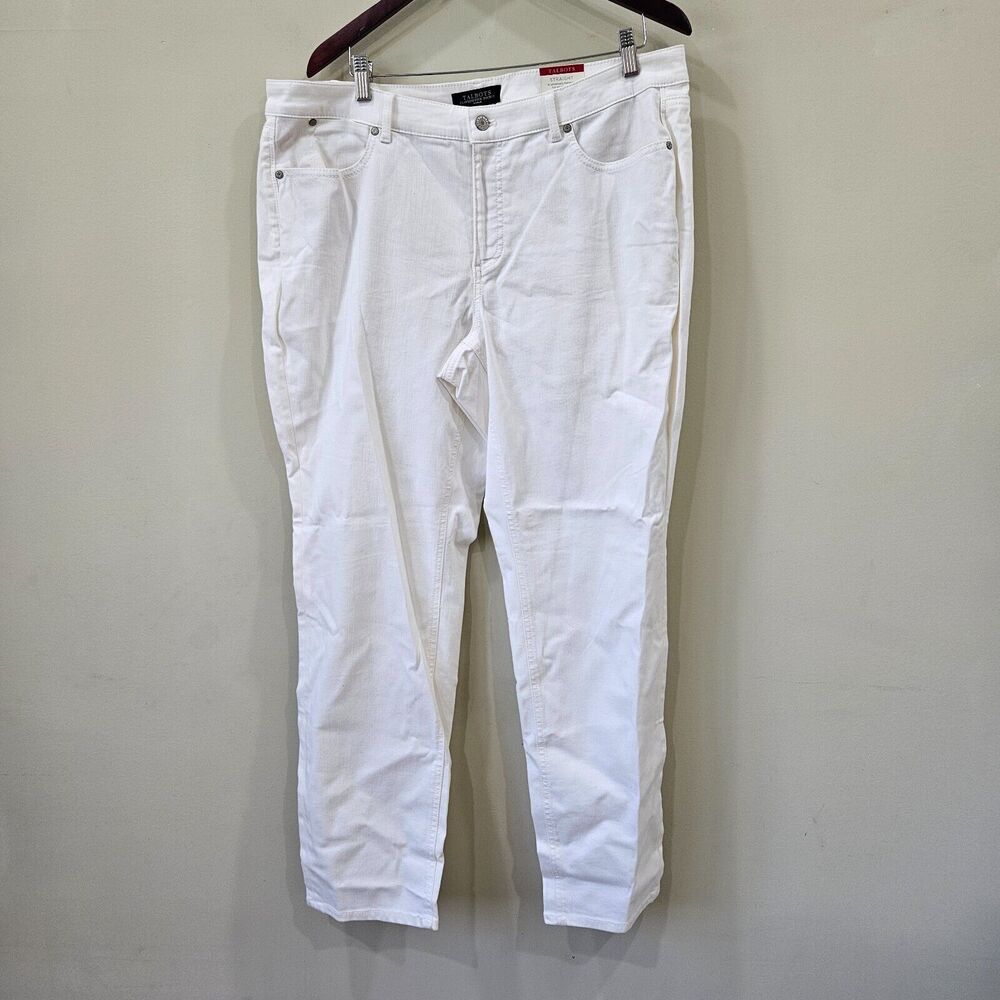 Talbots White Straight Leg Jeans